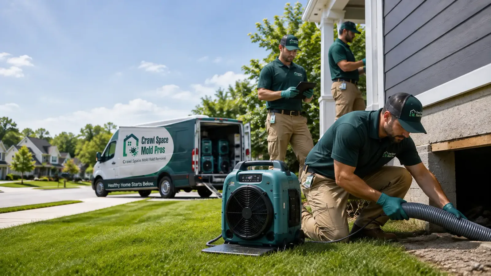 Crawl Space Mold Removal in Clements, MN